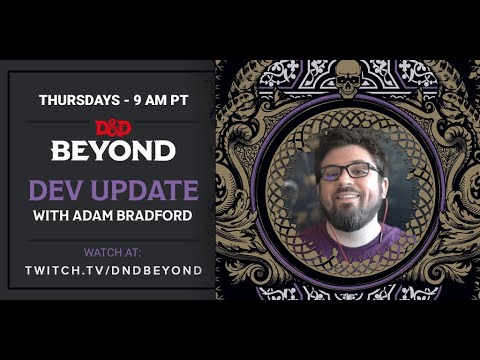 D&D Beyond Dev Update September 19th 2019