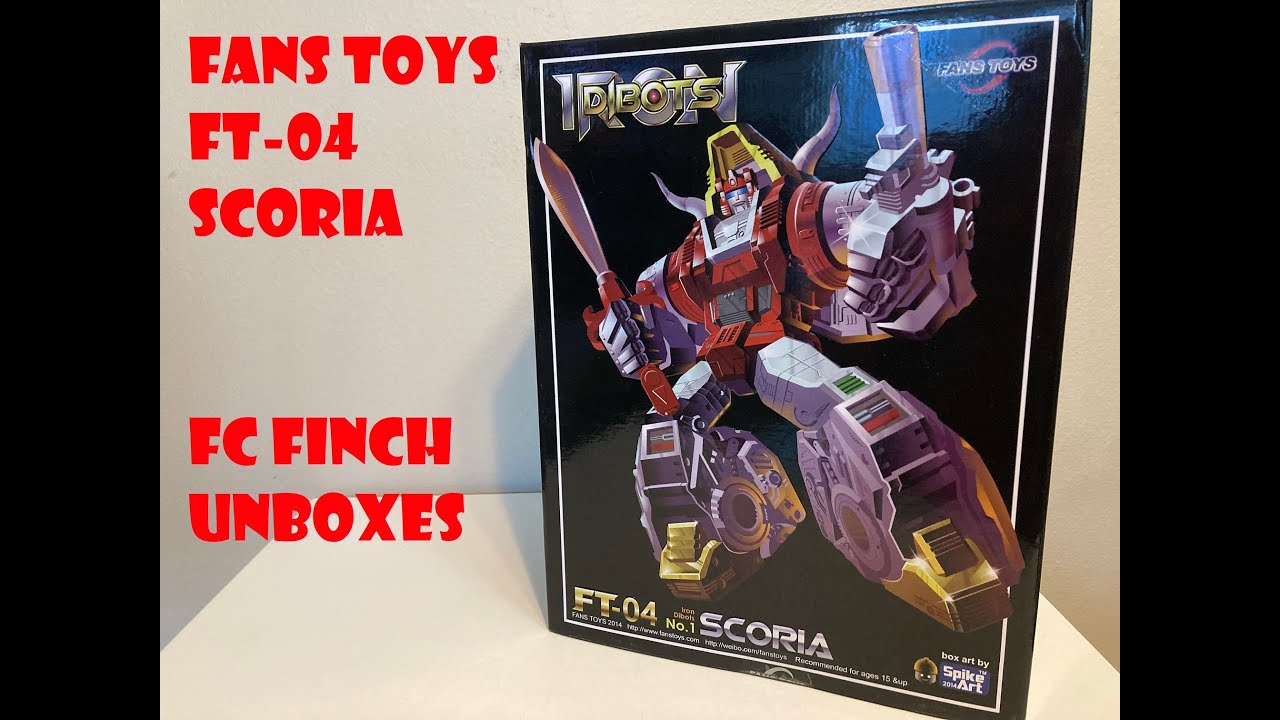 FANS TOYS FT-04 SCORIA [MASTERPIECE SLAG]:  FINCH UNBOXES