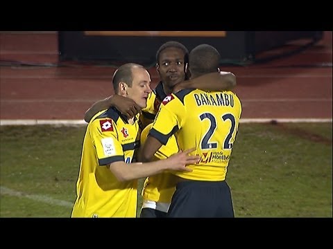 But Cédric BAKAMBU (53') - Evian TG FC - FC Sochaux-Montbéliard (5-1) / 2012-13