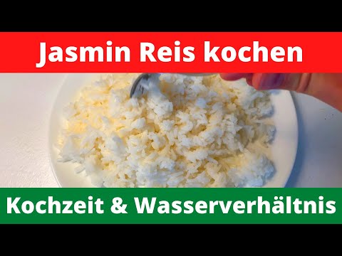 Jasmin Reis kochen im Topf 😍 Anleitung für Kochzeit und Wasserverhältnis