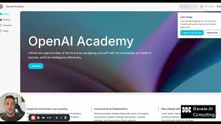 OpenAI Academy - Free, self-paced AI courses straight from the creator