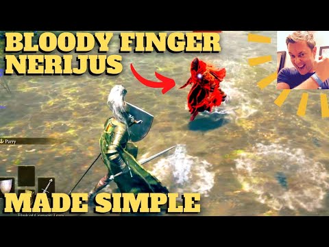 Elden Ring - Bloody Finger Nerijus Made Simple (Hunter Yura, Reduvia, Murkwater Cave, Limegrave)
