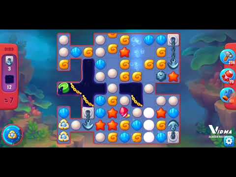 Fishdom. 9189 hard level no boosters and diamonds. 12 moves
