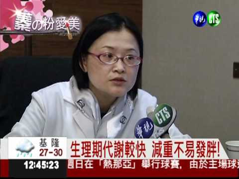 生理期代謝快 瘦身好時機!