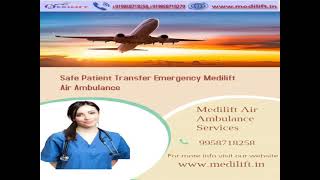 Hire Medilift Complete ICU Setups Charter Aircraft in Kolkata and Ranchi
