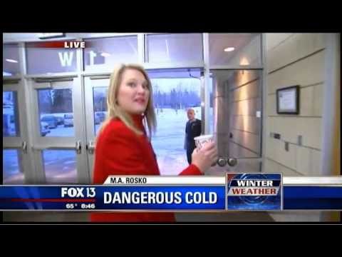 So cold, water freezes before touching the ground