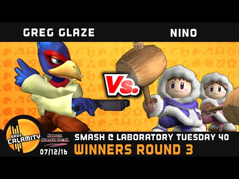 S@LT #40 | Greg Glaze (Falco) vs Nino (Ice Climbers) - Winners Round 3 - SSBM