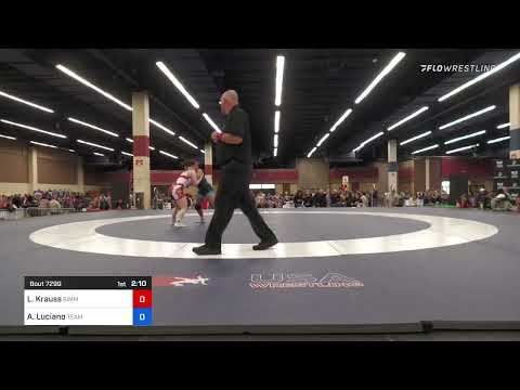 68 Kg Rr Rnd 1 - Lydia Krauss, Simmons Academy Of Wrestling Vs Ana Luciano, Team Tornado Wrestling
