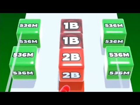 Rotation of cubes - Jelly Run 2048