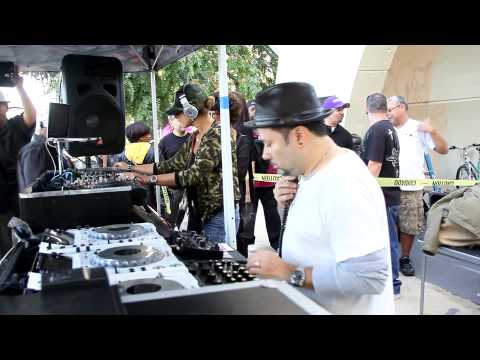 Anané & Louie Vega working it at the East River Jam Sunset Ritual pt1
