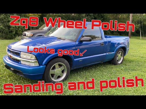 Zq8 S10 Wheel Part 1: Sanding and Polishing // Backyard Wheel Restoration