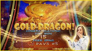 Download lagu Twin Dropped Me Two HUGE Gold Dragon Wins Max Bet! mp3