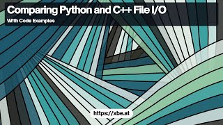Download the video "Comparing Python and C++ File IO"