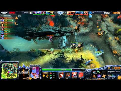 [CRAZY ENDING] Secret vs Cloud 9 - Game 2 (Dota 2 Asia Championships) - GoDz & WinteR