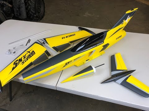 Hobbyking SkySword 70mm 6s Unboxing and Assembly HKing HK