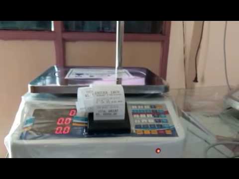 Weighing scale with billing system