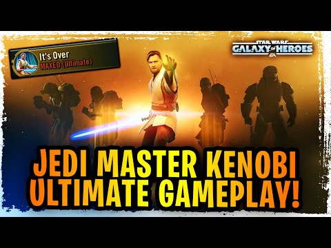Jedi Master Kenobi Ultimate Ability Gameplay - It's Over - Absolutely Amazing! Bad Batch Best Team?