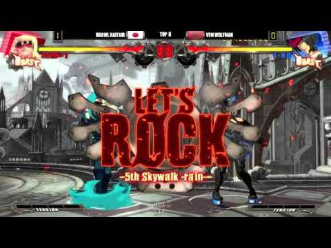 "BBR" Guilty Gear Xrd At KOF GCC - BRAWL HAITANI vs VFM WOLFMAN (1080p HD)