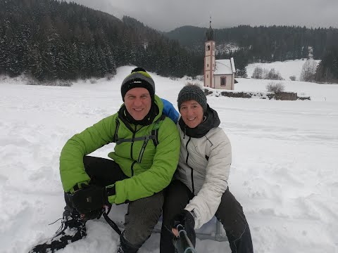 Rifugio Odle - Geisleralm Val di Funes e discesa in slitta