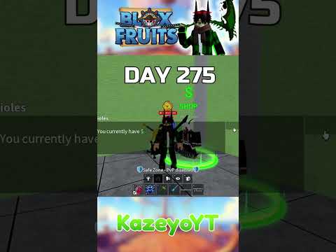 DAY 275 OF ROLLING BLOX FRUITS EVERYDAY! | Blox Fruits #Kazeyo #KazeyoYT #BloxFruits #ROBLOX