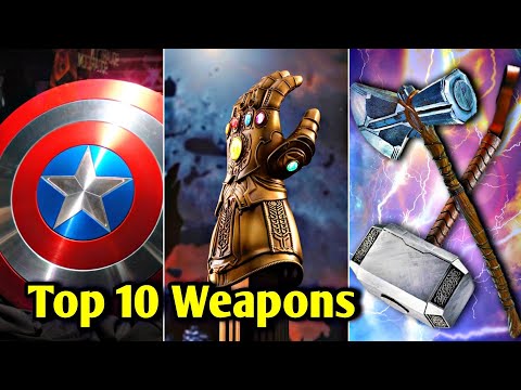 Top 10 Weapons of MCU Explained In HINDI | Marvel's Top 10 Powerful Weapons Explained In HINDI | MCU