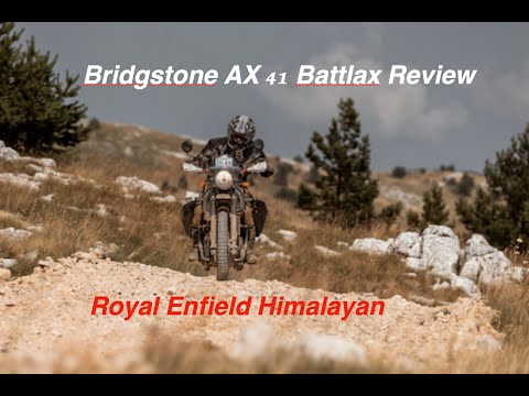 Bridgestone AX 41 Battlax on Royal Enfield Himalayan - Reifentest