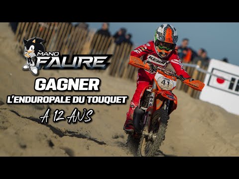 GAGNER L'ENDUROPALE DU TOUQUET A 12 ANS - MANO FAURE