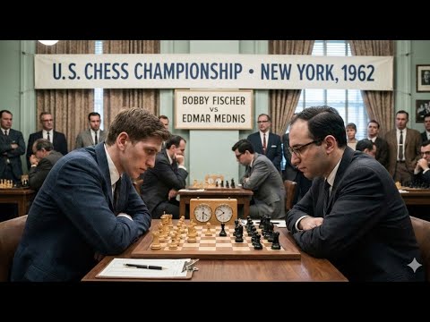Bobby Fischer vs Edmar Mednis • New York, United States, 1962.