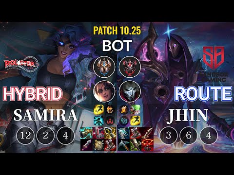 KT HyBriD Samira vs SB Route Jhin Bot - KR Patch 10.25