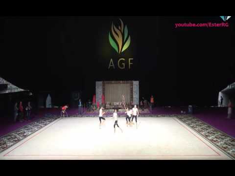 Israel 2 hoops + 6 clubs Training - WC Baku 2016