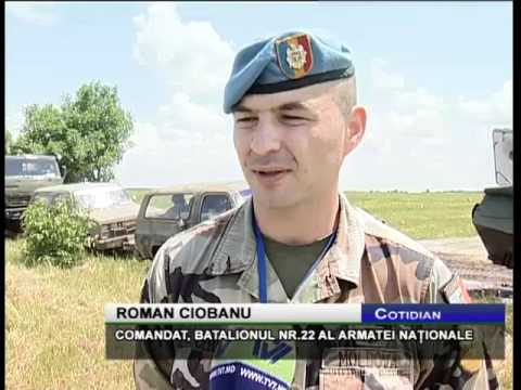 La aplicatia «Scutul păcii» au participat peste 150 de militari ai Armatei Naţionale