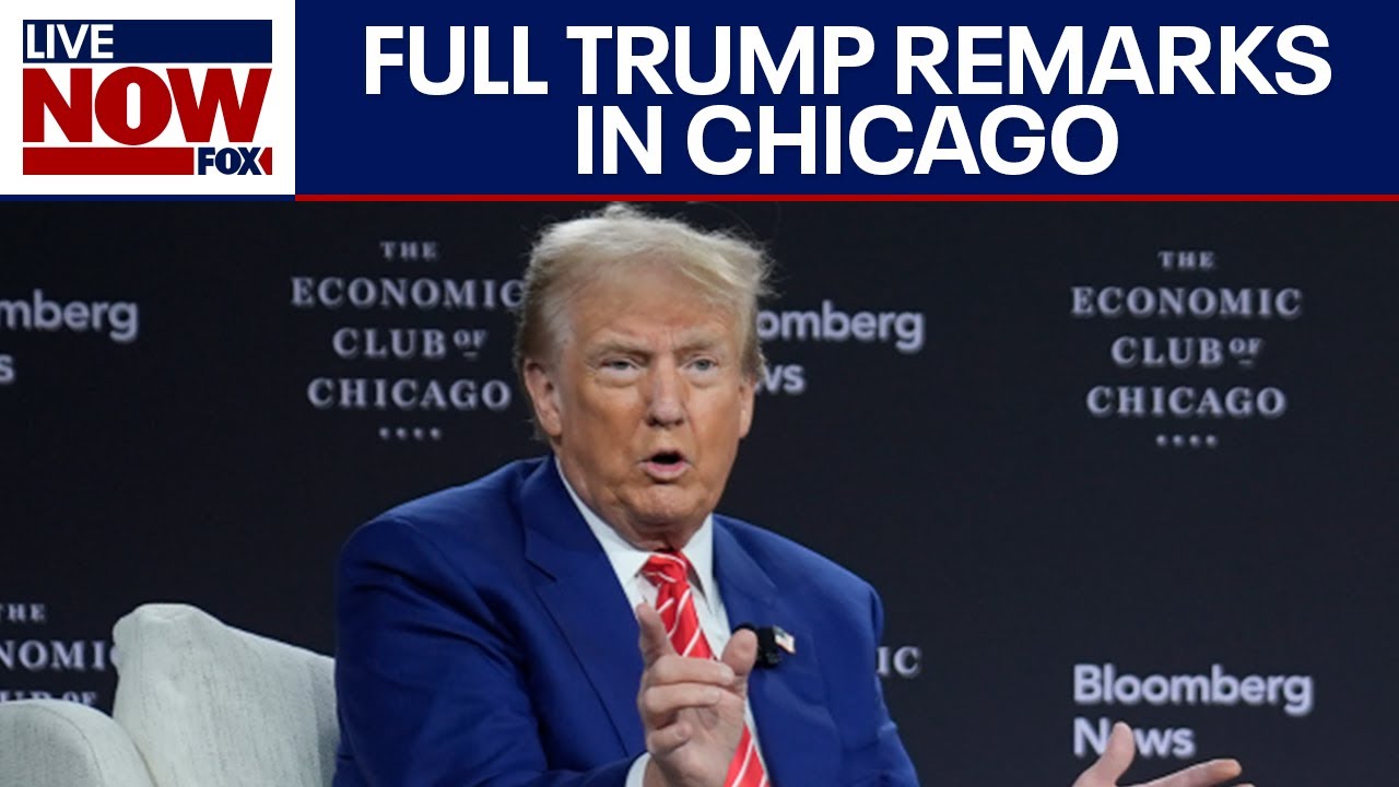 FULL REMARKS: Donald Trump speaks at the Economic Club of Chicago on the economy, crime, trade