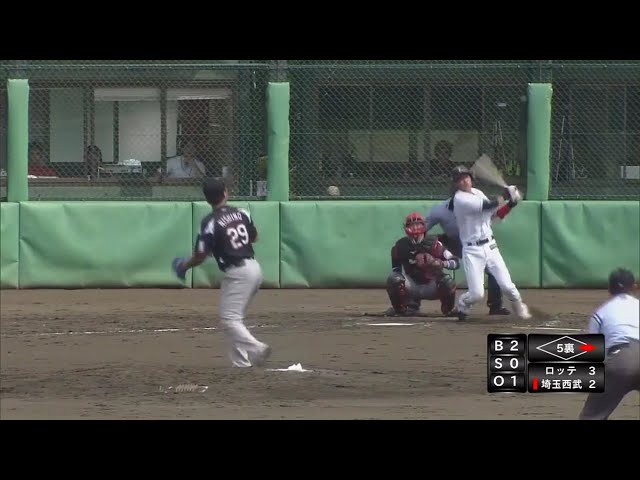 【ファーム】ライオンズ・金子一の公式戦初HRで逆転!! 2017/8/19 L-M(ファーム)