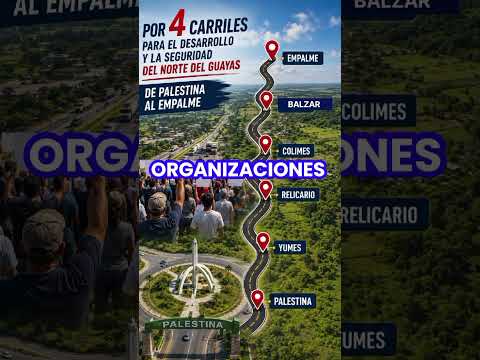 Convocan a movilización por los 4 carriles en el norte del Guayas