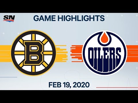 NHL Highlights | Bruins vs Oilers – Feb. 19, 2020