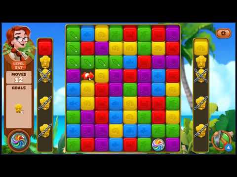 Lost Island Blast Adventure Level 547 - NO BOOSTERS 🏝️ | SKILLGAMING ✔️