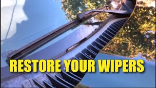 Restore your windshield wipers (Easy Hack!)