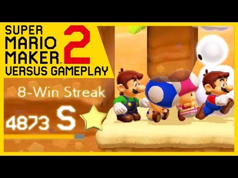 Super Mario Maker 2 - Online Multiplayer Versus #84 (HUGE WINSTREAK!)