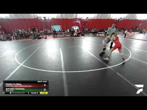 108 Lbs 5th Place Match - Owen Floral, Grayslake Youth Wrestling Club Vs Rayden Kramas, Wisconsin