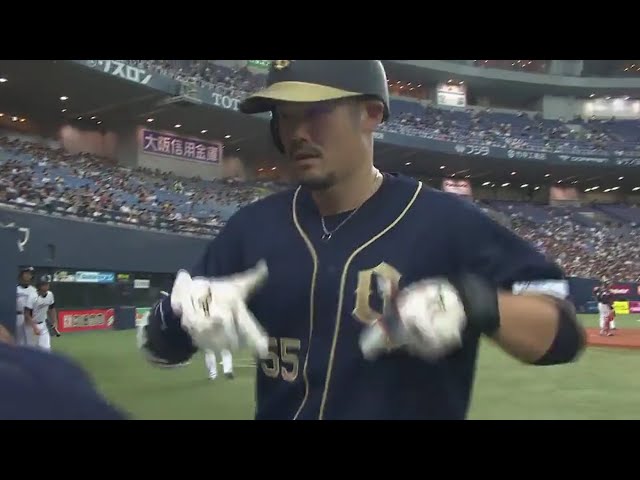 【5回裏】バファローズ・T-岡田の2試合連続弾ですぐさま反撃!! 2017/8/19 Bs-M