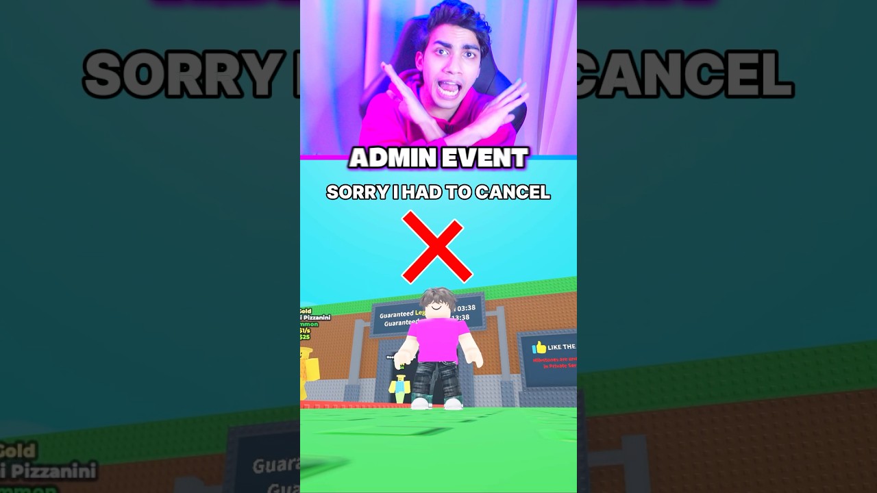 STEAL A BRAINROT CANCELLED ADMIN EVENT 😭