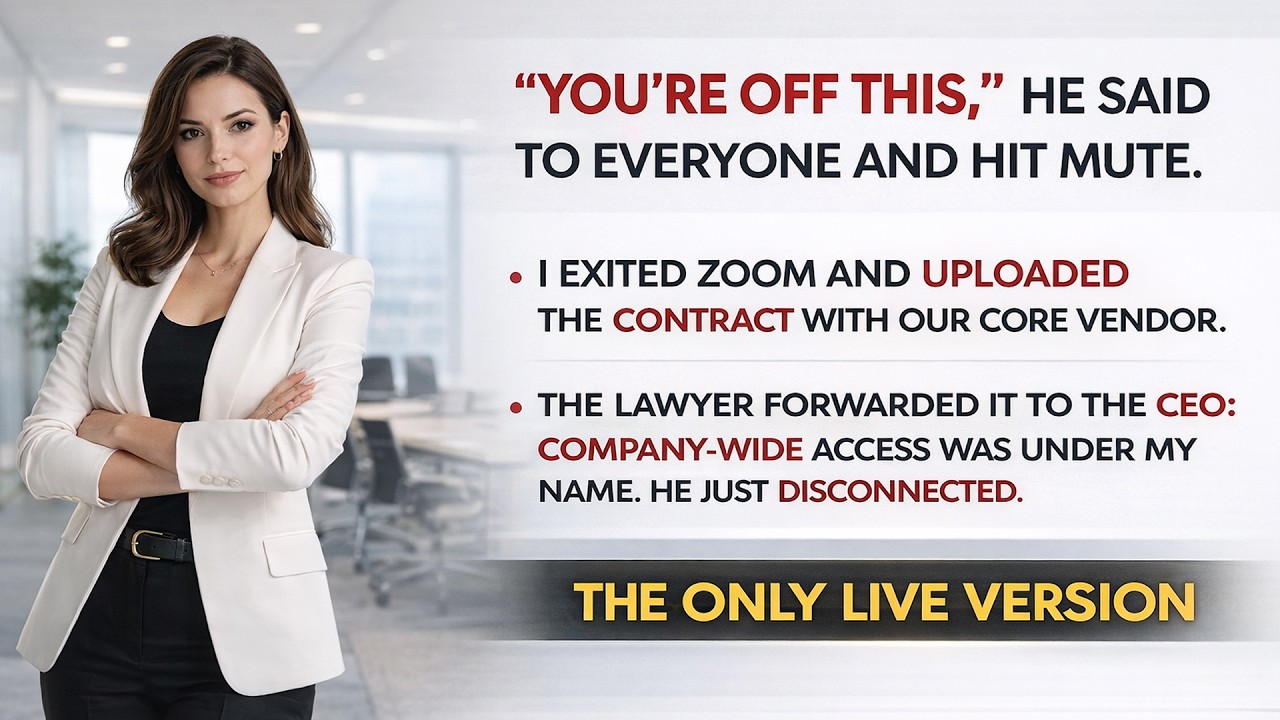“You're Off This.” But She Was Already Logged In.