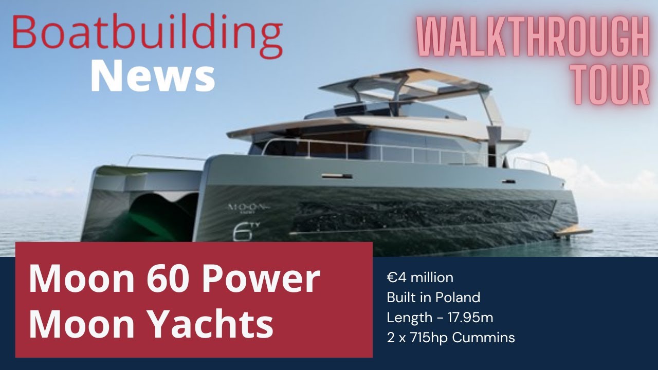 Walkthrough tour of Moon 60 Power. Moon Yachts