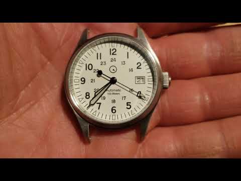 Long Island Watch Islander Automatic Field Watch White Dial ISL-40 NH36A Movement