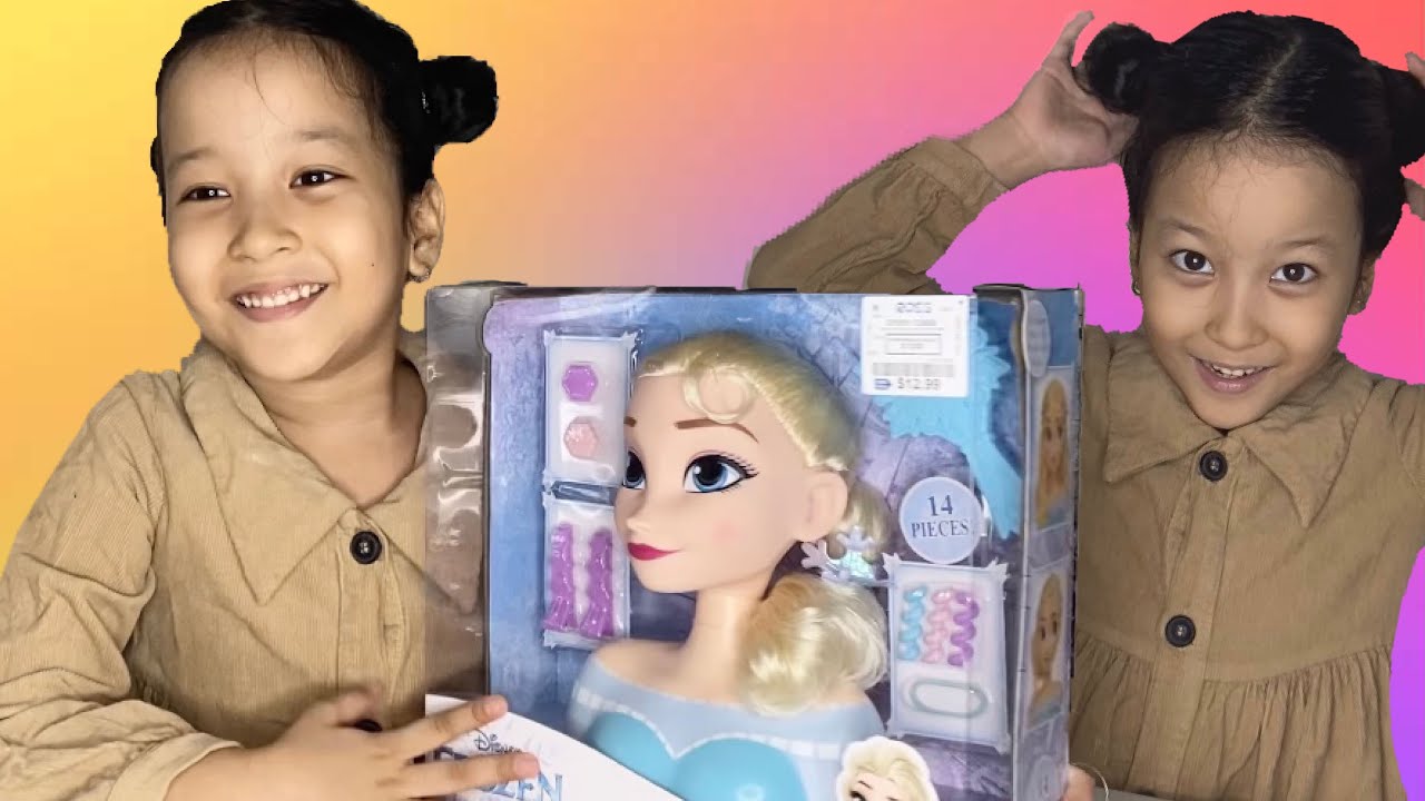 UNBOXING DISNEY'S FROZEN: ELSA STYLING HEAD | Alexandra Anne