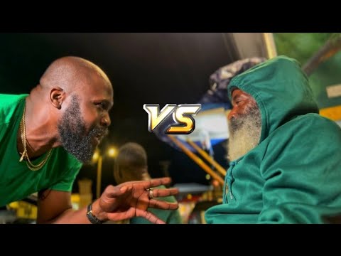Big street side cook out | goat head vs Johnny