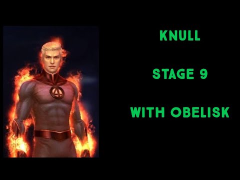 HUMAN TORCH | KNULL STAGE 9 | OBELISK TEST | MARVEL FUTURE FIGHT #HUMANTORCHMFF #MFF