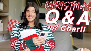 Christmas Q and A w/ Charli D'Amelio | Charmas