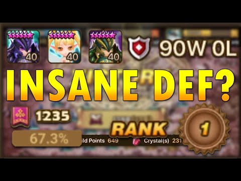 90 Win Ragdoll Defence NANI? - Summoners War