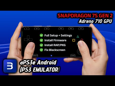 aPS3e (PS3 Emulator) Full Setup on Android | Fix Blackscreen + Best Settings